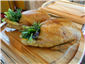 Bresse duck displayed